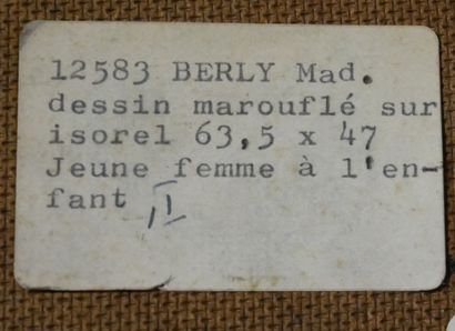 null Madeleine BERLY-VLAMINCK (1896-1953)

Jeune femme à l'enfant

Mine de plomb...