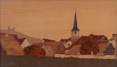 null Charles SPINDLER (1865-1938)

Vue du village de Mittelbergheim (Bas-Rhin)

Tableau...