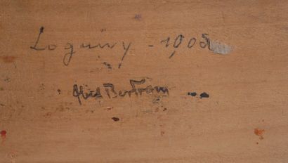 null Abel BERTRAM (1871-1954)

Chaumières à Loguivy, 1905

Huile sur panneau signée...