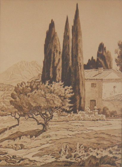 null Maurice de LAMBERT (1873-1952)

Paysage

Deux lithographies

24 x 18 cm.