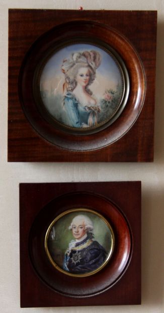 null Ecole moderne dans le gout du XVIIIème s.

Portraits de Marie-Antoinette ? et...