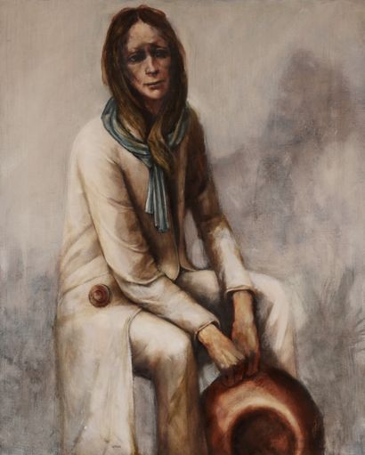 null Pierre LAFFILLE (1938-2011)

Femme assise au chapeau

Huile sur toile signée...