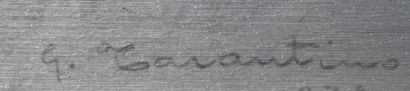 null G. TARANTINO

Femme nue

Procédé sur métal signé en bas à droite et daté 1972.

50...