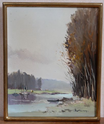 null Gérard BARTHELEMY (1927-2016)

L'étang

Huile sur toile signée en bas à droite...