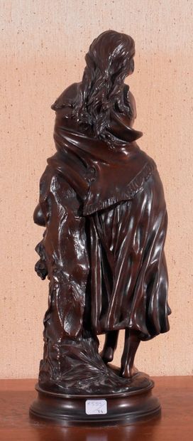 null Adrien GAUDEZ (1845-1902) d'après

Mignon

Sculpture en bronze patiné signée...