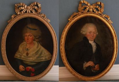 null Ecole française de la fin du XVIIIème s.

Portraits d'un couple

Deux huile...