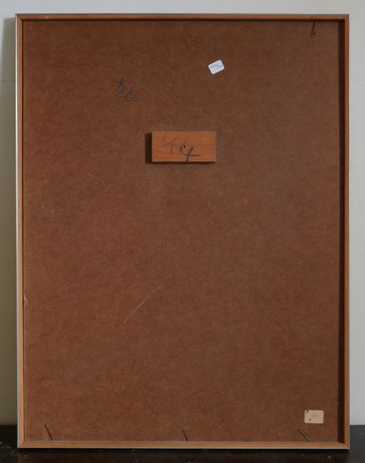 null Louis GOLDAINE (XXème s.)

Sans titre

Gouache signée en bas à gauche

67 x...