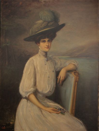 null Etienne KIREEVSKY (XXeme s.)

Portrait d'une femme assise

Huile sur toile signée...
