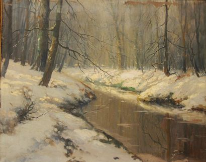 null Kees TERLOUW (1890-1948)

Effet de neige

Huile sur toile signée en bas à droite,...