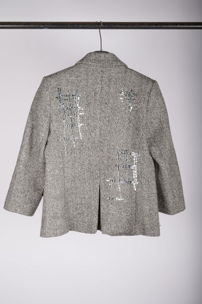null LIBERTINE USA 

Blazer with notched shawl collar and single breasted in grey...