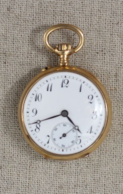 null V. LEJEUNE Paris

Neck watch in 18k yellow gold, gross weight: 23.8 g.