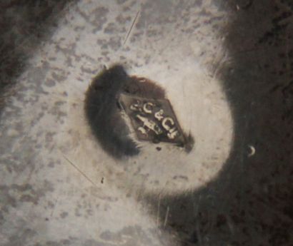 null Paul CANAUX orfèvre

Verseuse tripode en argent 950°/°°, anse latérale en ébène,...