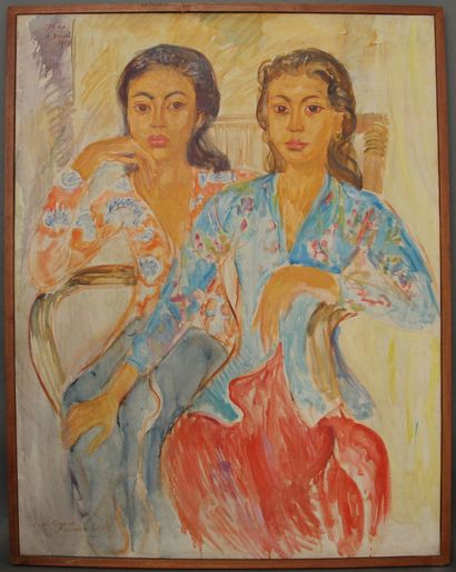 null Théo MEIER (1908-1982)

Portrait d'Anni Suganti, fille de l'artiste et Wayan...