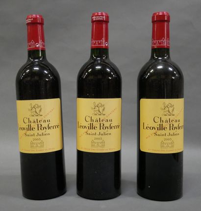 3 	bouteilles 	Château 	LEOVILLE POYFERRÉ,...