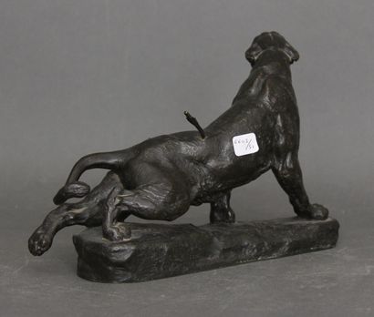 null Charles VALTON (1851-1918) after

The wounded lioness

Sculpture in patinated...