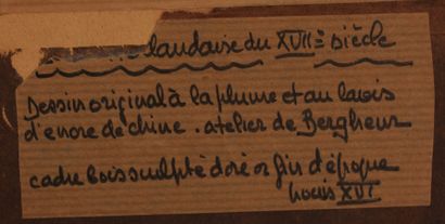 null Ecole HOLLANDAISE du XVIIIème siècle

Bergers et troupeau

Plume et encre brune,...