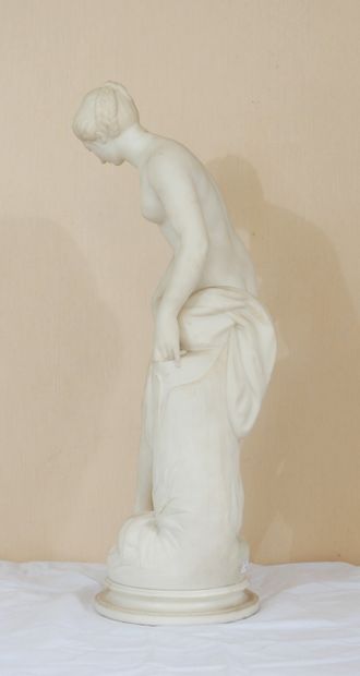 null Etienne Maurice FALCONET (1716-1791) after

The bather

Sculpture in white marble

H...