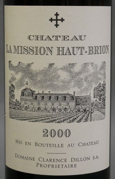 null 3 	bouteilles 	Château 	LA MISSION-HAUT-BRION, 	Pessac-Léognan 	2000