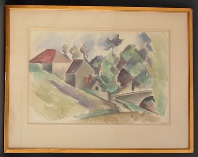 null André LHOTE (1885-1962)

The roofs of the village, circa 1919-1921

Watercolor...