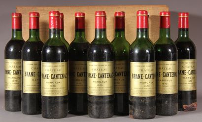 12 	bouteilles 	Château 	BRANE-CANTENAC,...