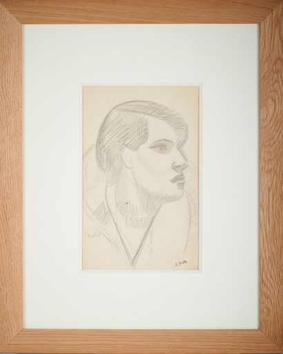 null Alfred RETH (1884-1966)

Portrait in profile

Graphite on paper signed with...