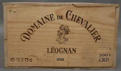 12 	bouteilles 	DOMAINE 	DE CHEVALIER, 	Pessac-Léognan...