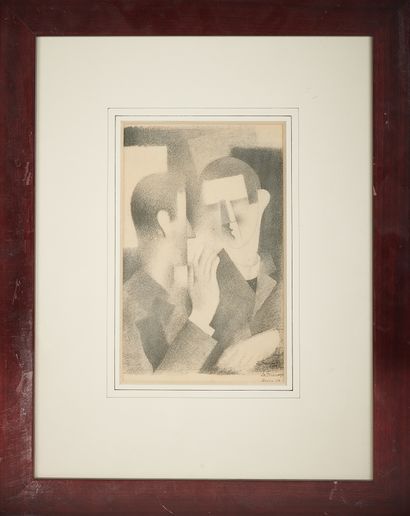 null Roger de La FRESNAYE (1885-1925)

André Gide. Paludes

Estampe signée dans la...