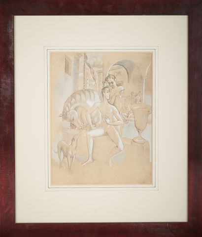 null Roger de La FRESNAYE (1885-1925)

Le bain 

Lithographie sur papier rehaussée...