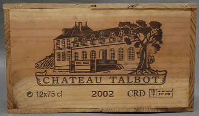 12 	bouteilles 	Château 	TALBOT, 4° cru 	Saint-Julien...