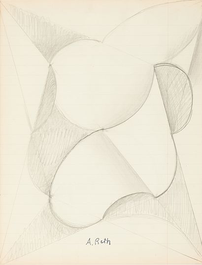 null Alfred RETH (1884-1966)

Geometric composition

Graphite on paper with lines...