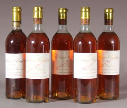 4 bottles Château CLIMENS, 1° cru Barsac...