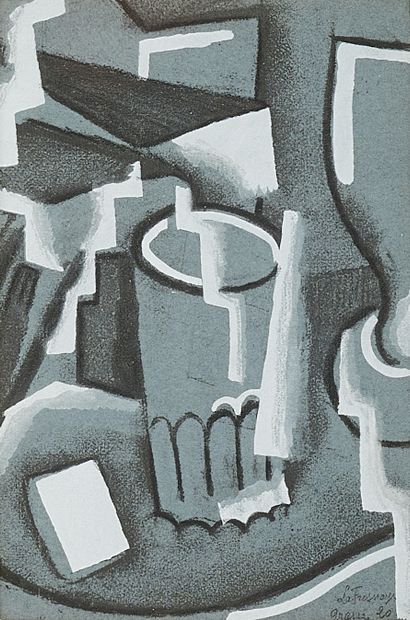 null Roger de La FRESNAYE (1885-1925)

Nature-morte au verre

Estampe signée dans...