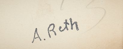 null Alfred RETH (1884-1966)

Portrait de profil

Mine de plomb sur papier signée...