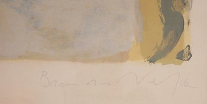 null Bram Van VELDE (1895-1981)

Lumière pâle, 1970

Lithographie signée en bas à...