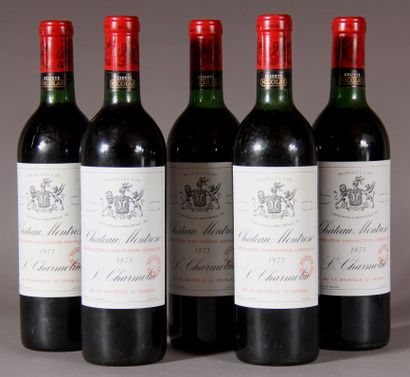 5	 bouteilles 	Château 	MONTROSE, 2° cru...
