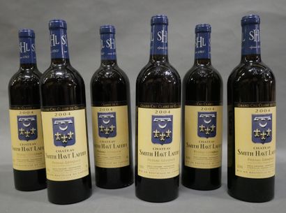 null 6	 bouteilles 	Château 	SMITH-HAUT-LAFITTE, 	Pessac-Léognan 	2004