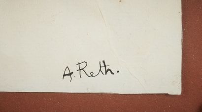 null Alfred RETH (1884-1966)

Sans titre

Technique mixte sur papier signée en bas...