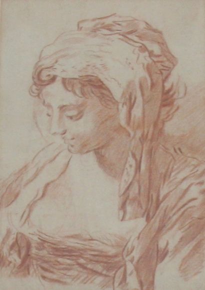 null French school of the XIXth century

Portrait of a woman with a headdress

Sanguine

30,5...