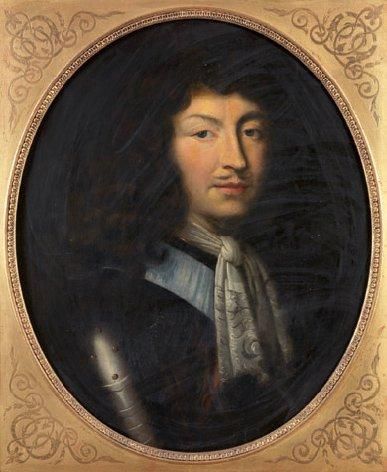 "MIGNARD Pierre (D'après) 1612-1695" "Portrait de Philippe de France, duc d'Orléans,...
