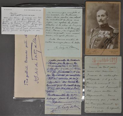null Armand du PATY DE CLAM. 1853-1916. Officier, « graphologue ». 3 las. 26 juillet...