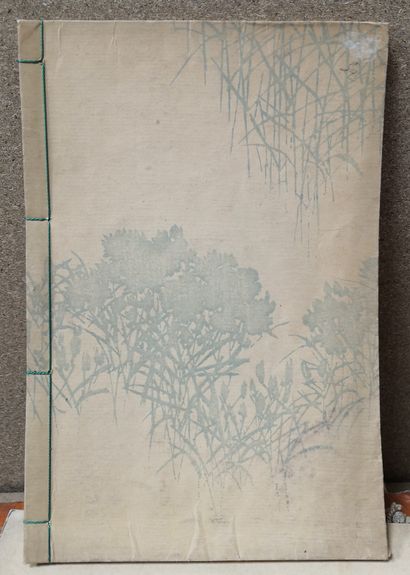 null Ensemble de 13 volumes d’estampes japonaises fin XIXème début XXème.
