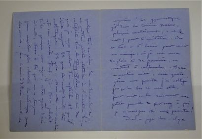 null COLETTE. 1873-1954. Woman of letters.

Las, 24 August 1904, Domaine des Monts-Bouccons...