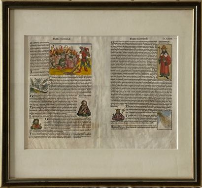 null Hartmann SHEDEL

Chronicle of Nuremberg

Two pages on both sides polychrome...