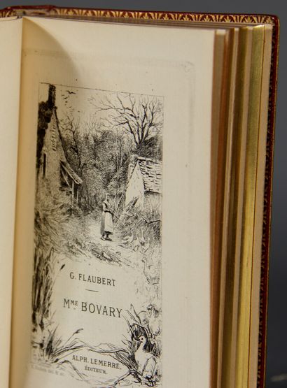 null GUSTAVE FLAUBERT.

Madame Bovary.

Lemerre, 1874.

2 volumes in-12, plein maroquin,...