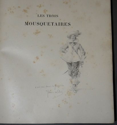 null ALEXANDRE DUMAS. 

Les trois mousquetaires.

Compositions de Maurice Leloir.

Calmann-Lévy,...