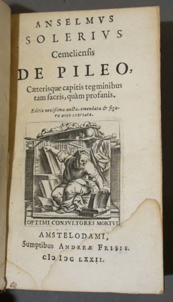 null ANSELMUS SOLERIUS [Théophile Raynaud]. 

Cemenliefis de Pileo.

Amstelodami,...