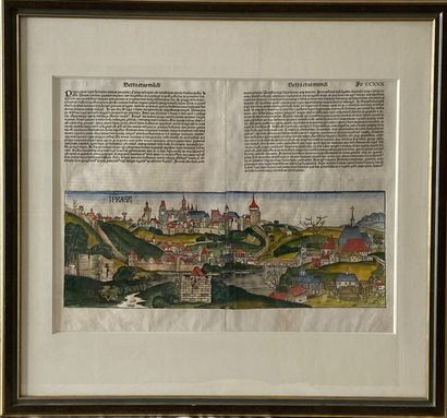 null Hartmann SHEDEL

Chronicle of Nuremberg

Two pages on both sides polychrome...