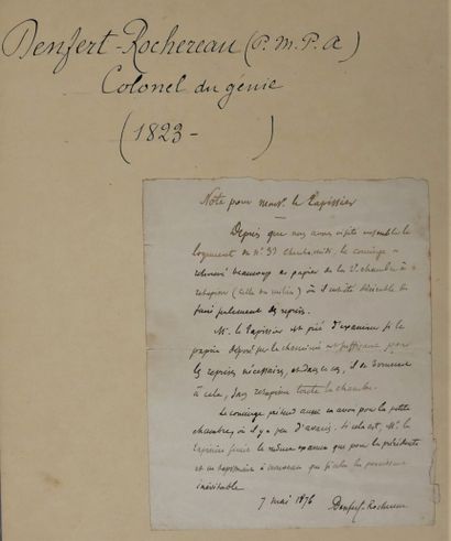 null Jacques Antoine Adrien DELORT. 1773-1846. Général, pair de France. 7 mars 1843....