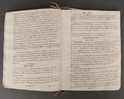 null Notes de MM. Dubois père et fils et Bernard, avocats, sur la coutume de Touraine.

Manuscrit....