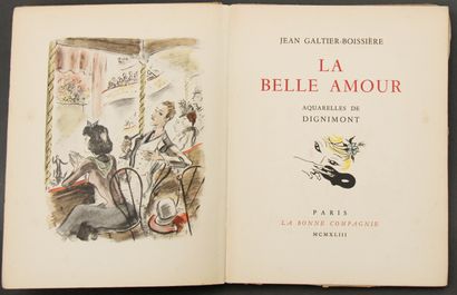 null JEAN GALTIER-BOISSIERE. La Belle amour.

Reproduction de 16 aquarelles hors-texte...